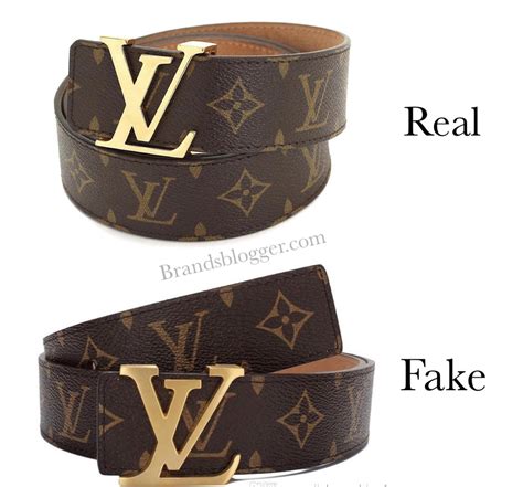 louis vuitton initials belts real vs fake|real louis vuitton damier belt.